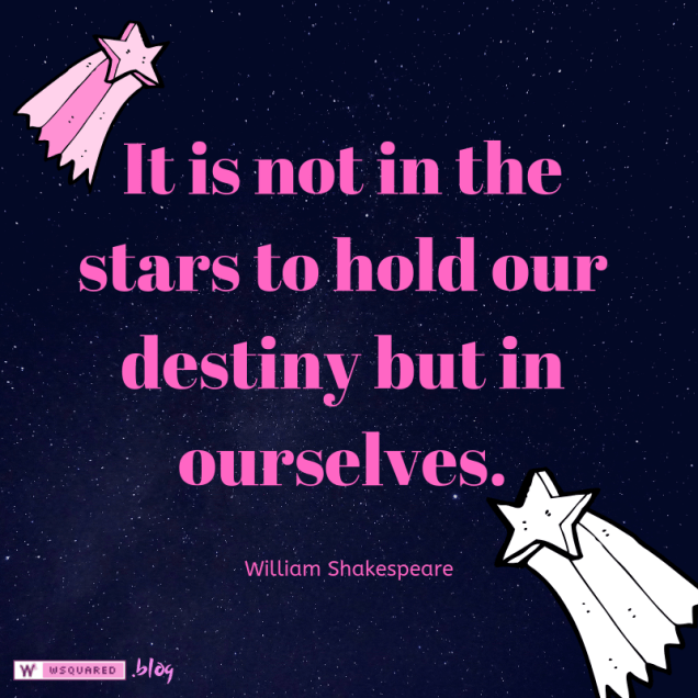 It is not in the stars